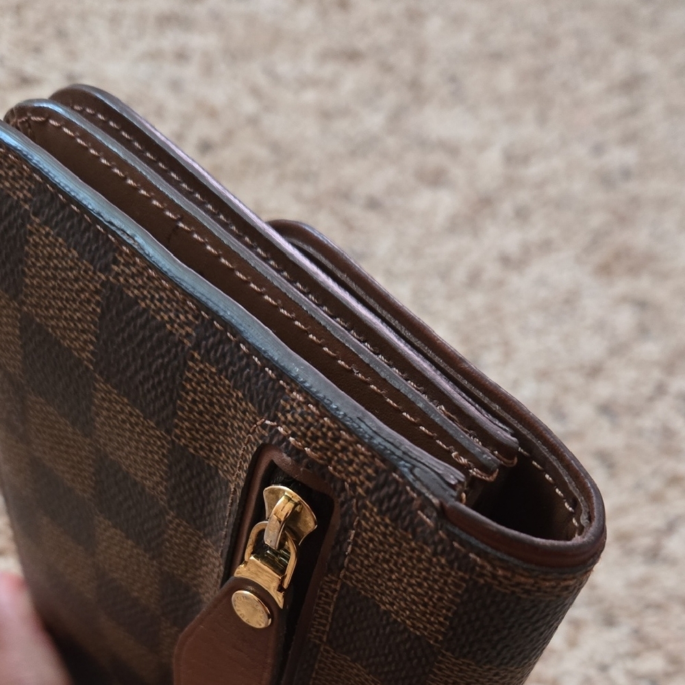 LV Brown Clutch with Gold Hardware - Picture 7 of 13